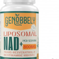 GENOBBELY Liposomal NAD+ Dietary Supplement 800mg