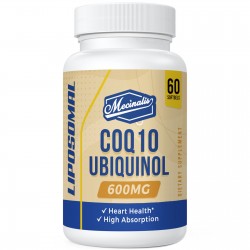 Mecinalis CoQ10 Dietary Supplement Liposomal CoQ10 Ubiquinol 600mg Softgels