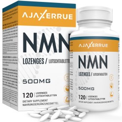 AJAXERRUE NMN Lozenges Dietary Supplement 500mg AJAXERRUE NMN Lozenges Dietary Supplement 500mg