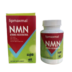 Lipmaxmal NMN and Trans-Resveratrol Dietary Supplement Capsules 1100mg