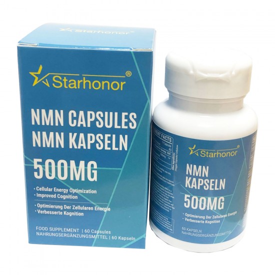 Starhonor NMN Capsules with Maximum Strength 500mg 60 Capsules Starhonor NMN Capsules with Maximum Strength 500mg 60 Capsules